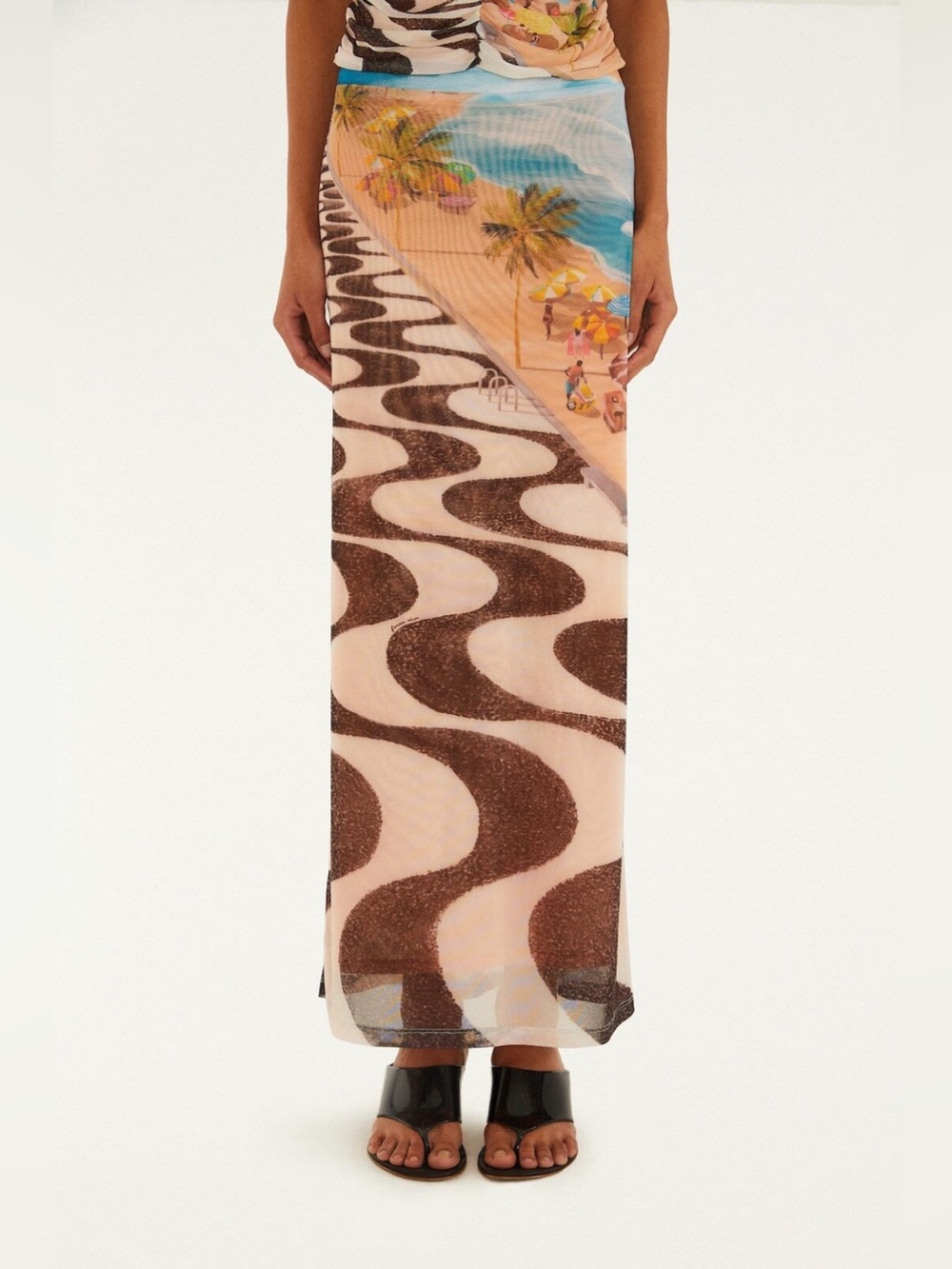 Farm Rio Multicolor Copacabana Beach Skirt - Picture 2 of 4